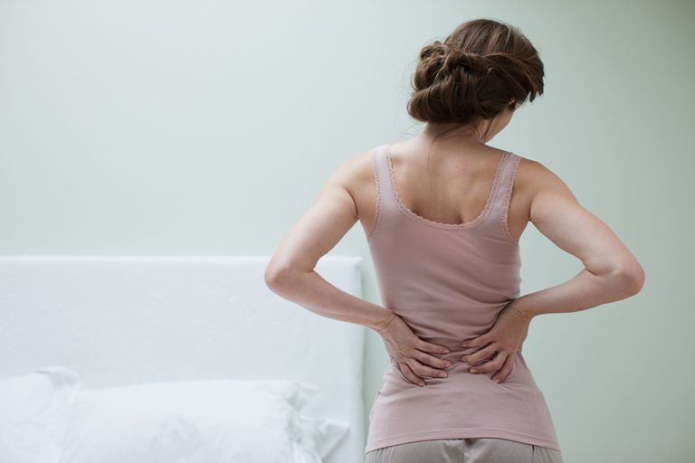 Midwest Fertility Center- woman back pain